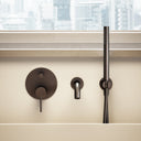 Luxe Deep Bronze Wall Mounted Bath Shower Mixer Tap