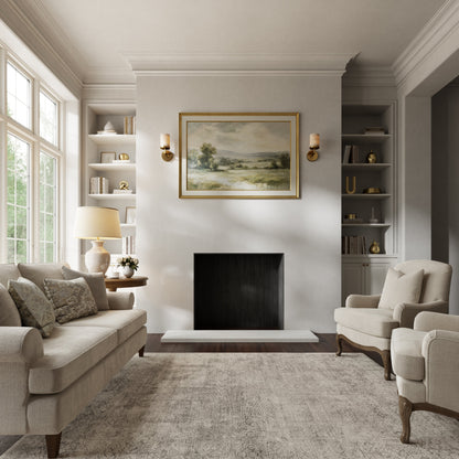 Marais Beige Limestone Honed Marble Outer Hearth - All Sizes