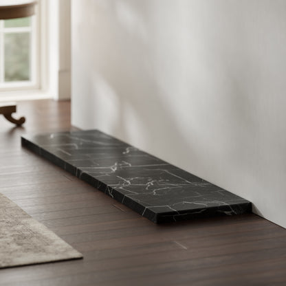 Marais Nero Marquina Honed Marble Outer Hearth - All Sizes