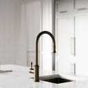 Norton Single Hole Traditional Pull Out Kitchen Tap Brushed Bronze