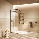 Opulence Deep Bronze Complete Walk In Shower Enclosure - KIT A - All Sizes