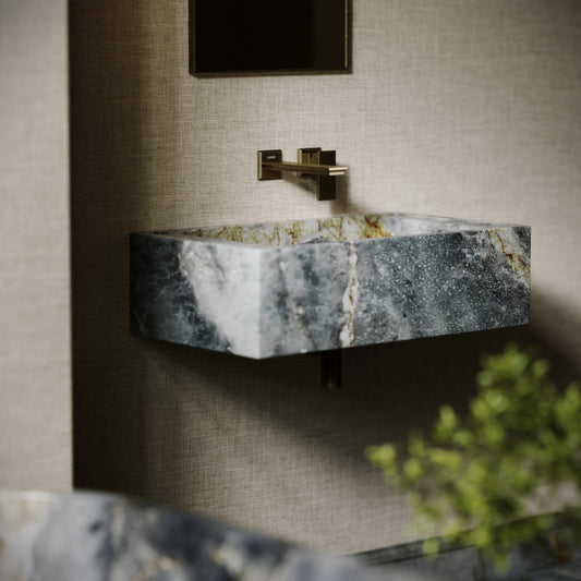 Patino Amazon Blue Marble Wall Hung Basin 700mm