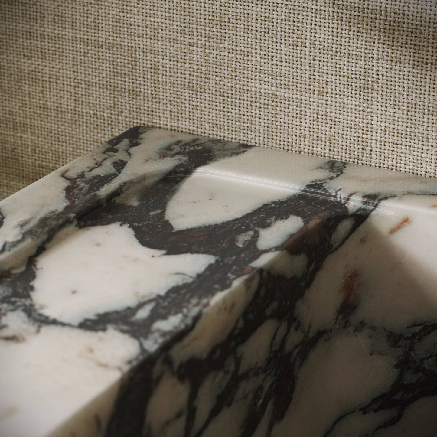 Patino Calacatta Viola Marble Wall Hung Basin 700mm