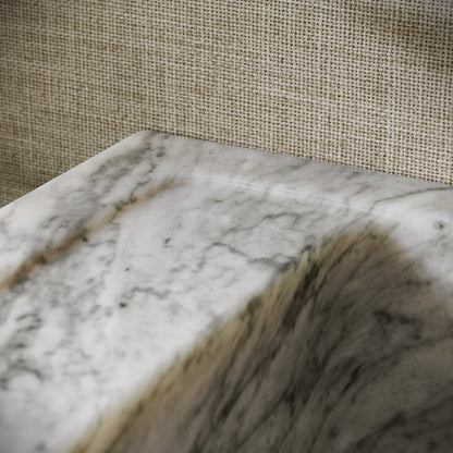 Patino Carrara Marble Wall Hung Basin 700mm