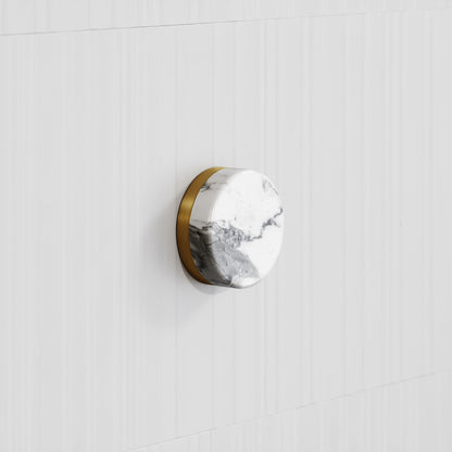 Porto Shower System (Brushed Gold & Arabescato Marble)
