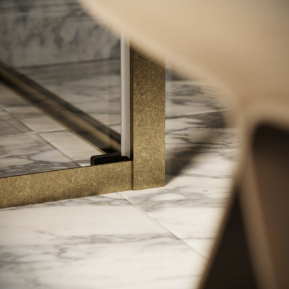 Reve Sidesway Aged Bronze Shower Enclosure 1000 x 800mm
