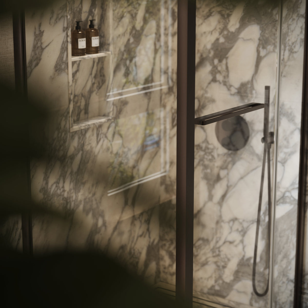 Reve Sidesway Deep Bronze Shower Enclosure 1000 x 800mm