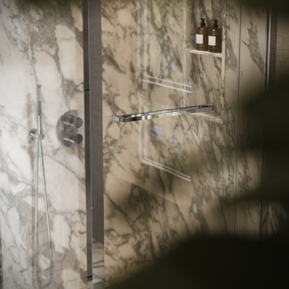 Reve Sidesway Chrome Shower Enclosure 900mm