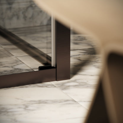 Reve Sidesway Deep Bronze Shower Screen 900mm