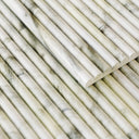 Romano Fluted Jade Green Marble Mosaic Tile Sample