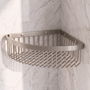 Eton Polished Nickel Corner Shower Storage Basket