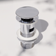 Luxe Chrome Slotted Click Clack Basin Waste