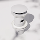 Luxe Polished White Slotted Click Clack Basin Waste