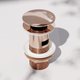 Luxe Rose Gold Slotted Click Clack basin Waste