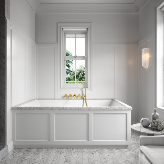 Lusso Light Sorrento Double Inset Bath 1700mm