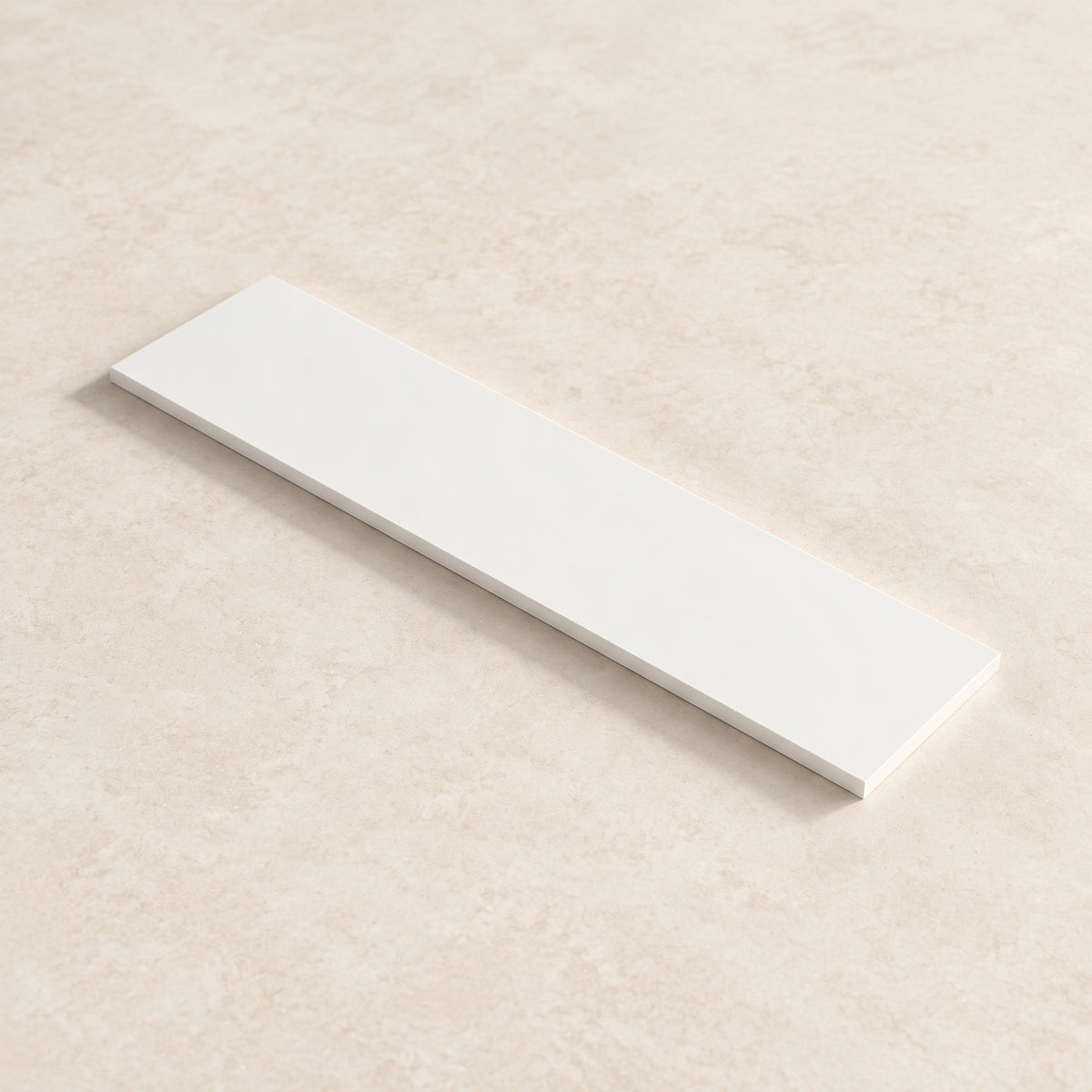 Stone Matte White Upstand Splashback 400mm
