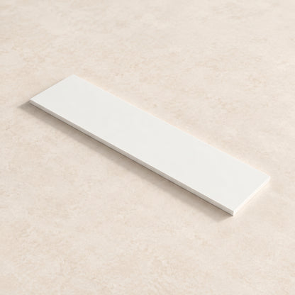 Stone Matte White Upstand Splashback 600mm