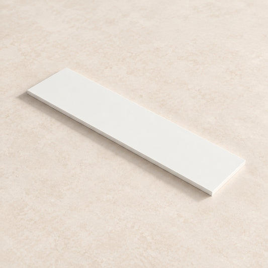Stone Matte White Upstand Splashback 620mm