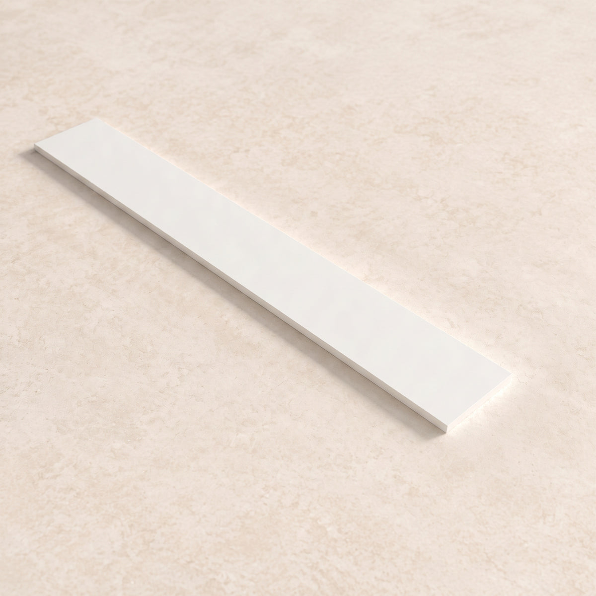 Stone Matte White Upstand Splashback 900mm