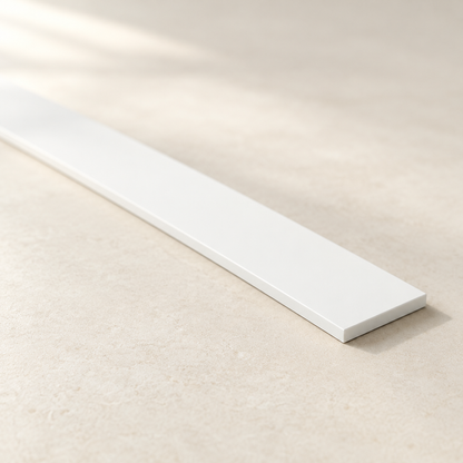 Stone Matte White Upstand Splashback 660mm