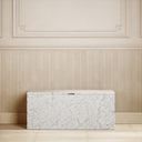 Carrara Marble Ottoman Storage Box 1000mm