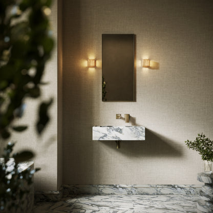 Tassilo Arabescato Marble Wall Hung Basin 600mm