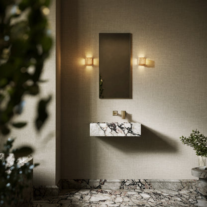 Tassilo Calacatta Viola Marble Wall Hung Basin 600mm