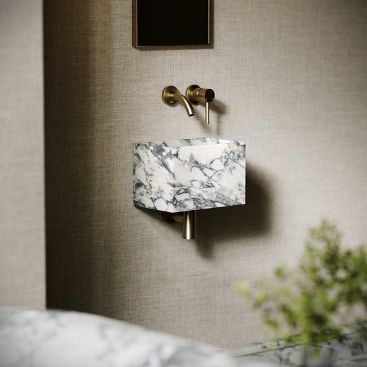 Tucci Arabescato Marble Wall Hung Basin 300mm