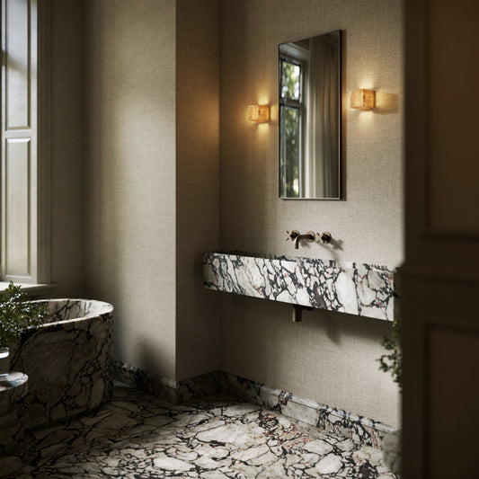 Tucci Calacatta Viola Marble Wall Hung Basin 1200mm