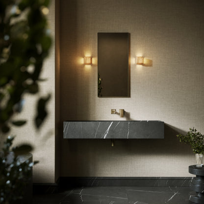 Tucci Pietra Grey Marble Wall Hung Basin 1200mm