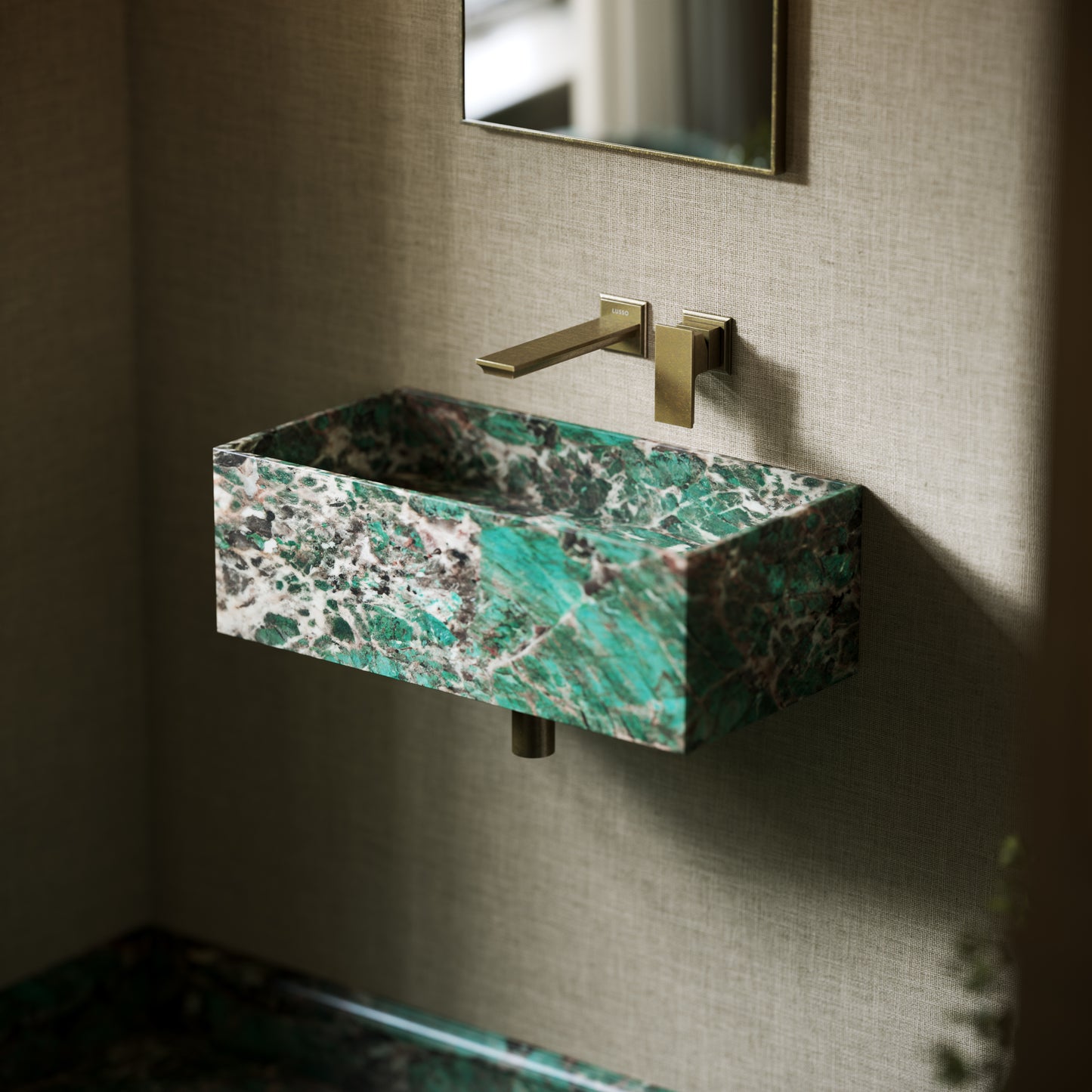 Tucci Tiffany Marble Wall Hung Basin 600mm