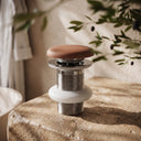 Unslotted Terracotta Concrete Basin Waste Fitting