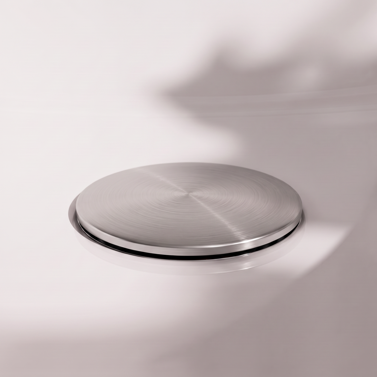 Luxe Brushed Stainless Unslotted Click Clack Basin Waste
