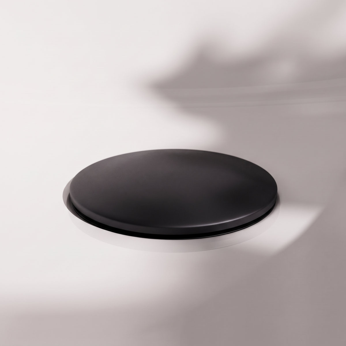 Luxe Matte Black Unslotted Click Clack Basin Waste