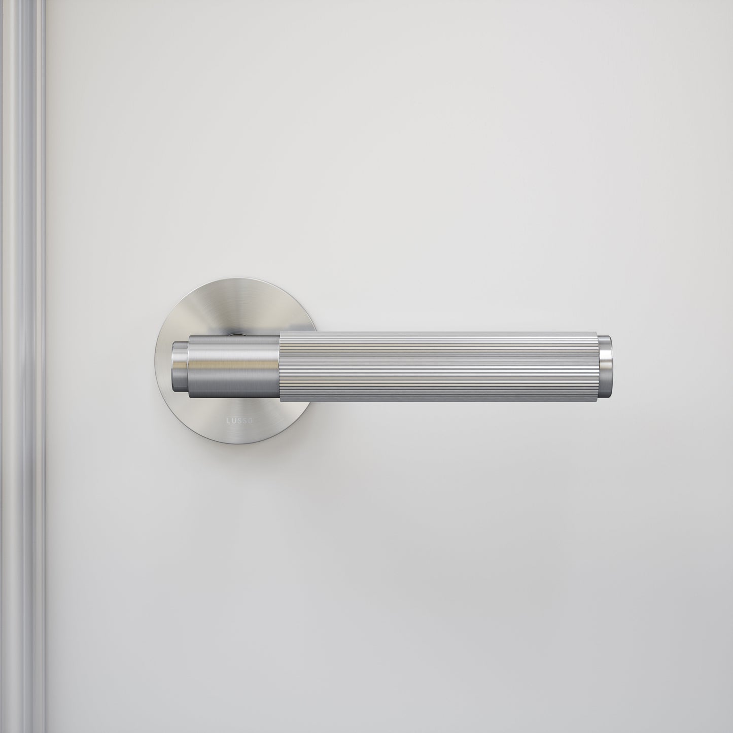 Dali Fluted Brushed Stainless Internal Door Handles