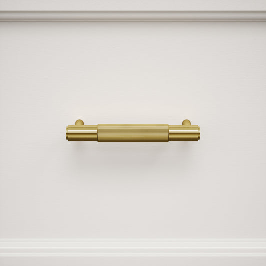 Dali Fluted Brushed Gold Pull Bar 150mm
