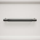 Dali Fluted Matte Black Pull Bar 250mm