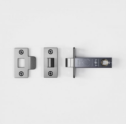 Dali Fluted Stainless Door Handle and Hinge Bundle