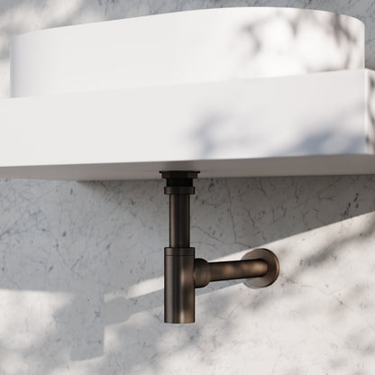 Luxe Deep Bronze Round Bottle Trap