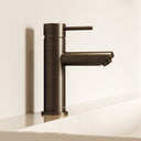 Luxe Monobloc Brushed Bronze Basin Mixer Tap
