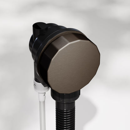 Luxe Deep Bronze Pop Up Bath Waste with Overflow