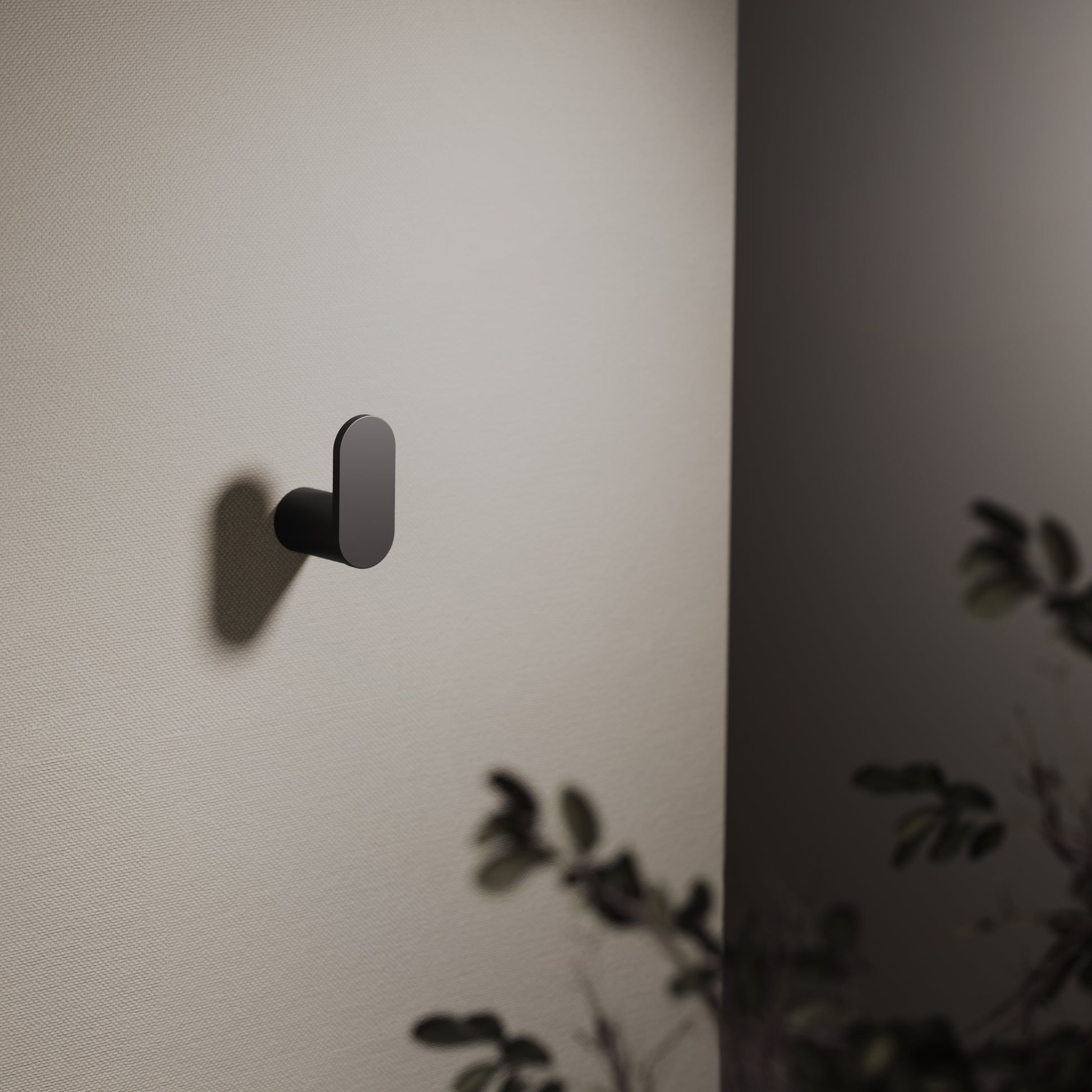 Luxe Matte Black Robe Towel Hook