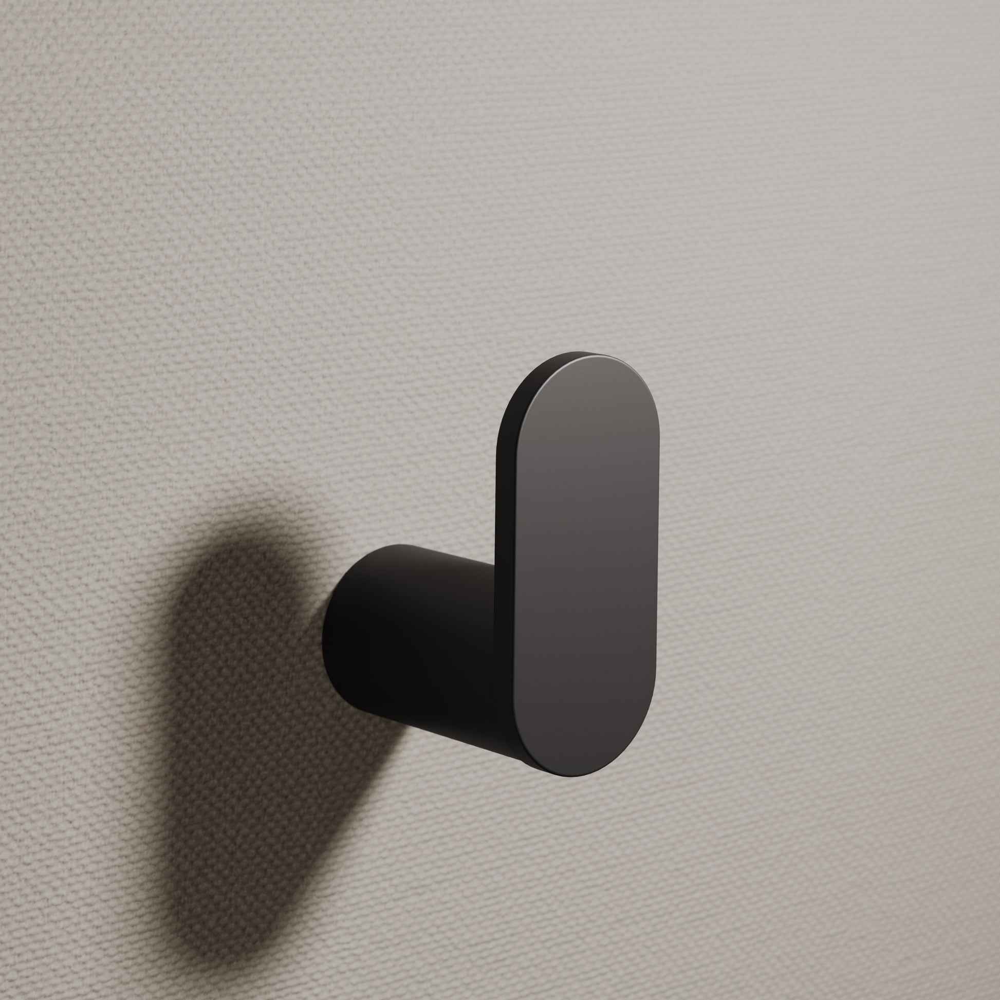 Luxe Matte Black Robe Towel Hook