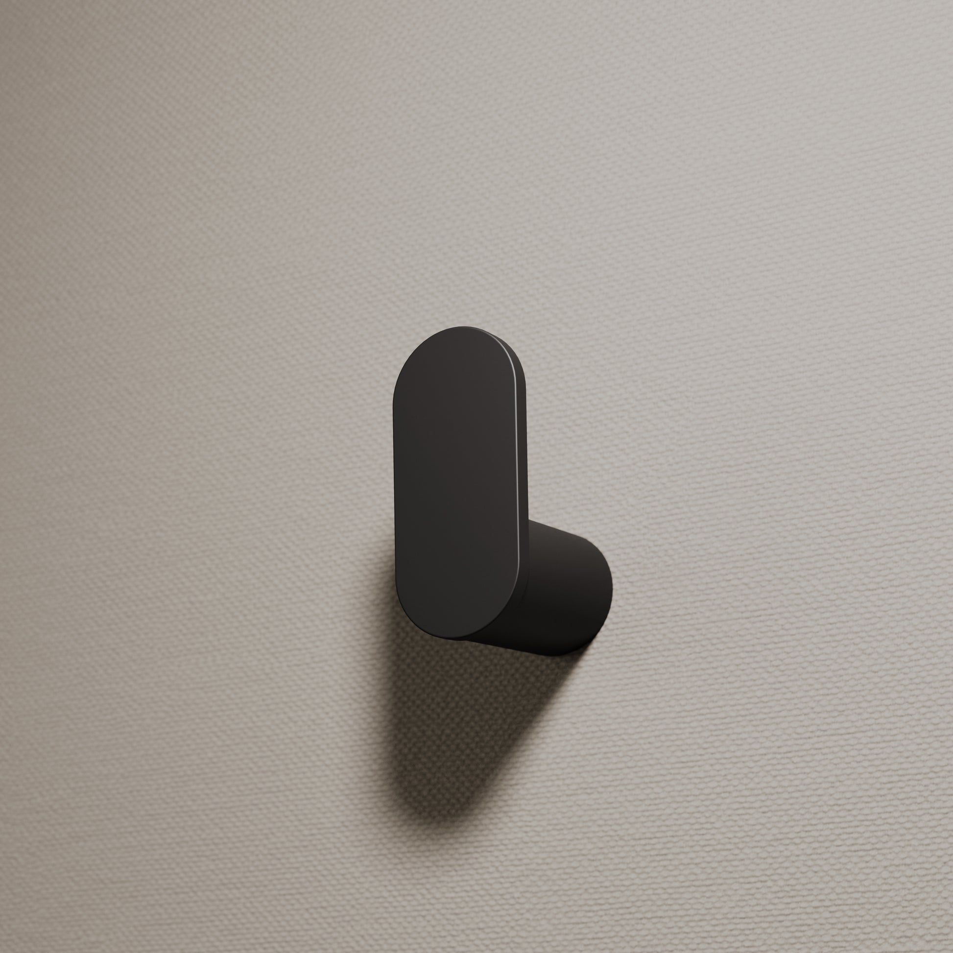 Luxe Matte Black Robe Towel Hook