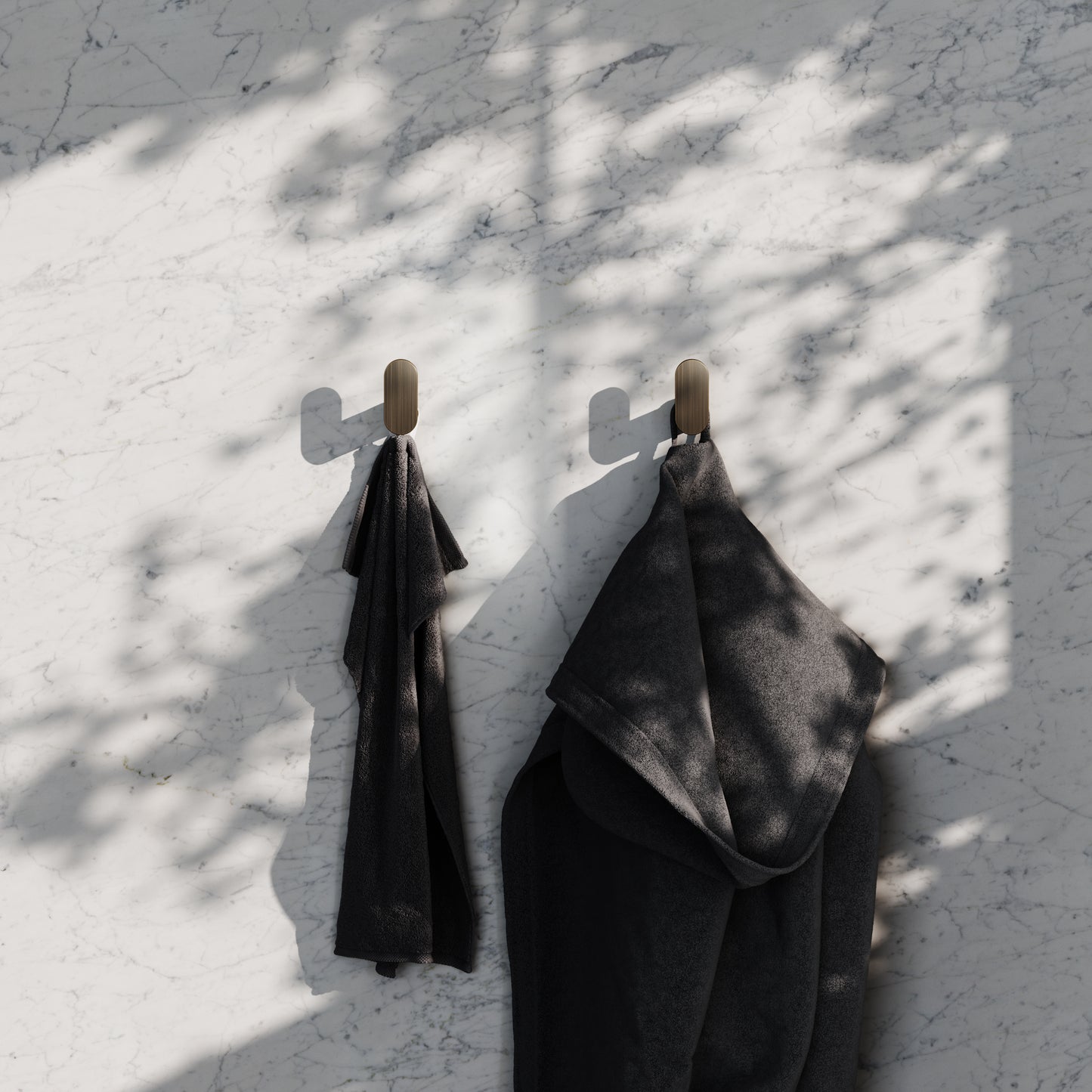 Luxe Brushed Bronze Robe Towel Hook