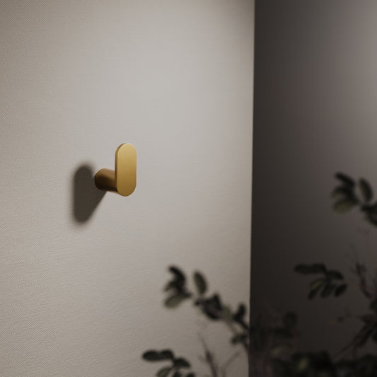 Luxe Brushed Gold Robe Towel Hook