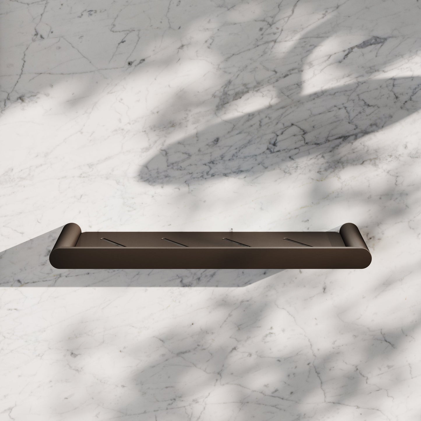 Luxe Deep Bronze Bathroom Shower Storage Shelf