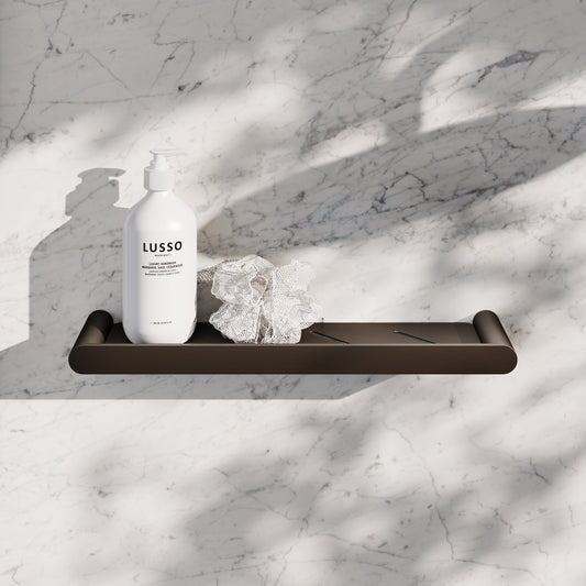 Luxe Deep Bronze Bathroom Shower Storage Shelf