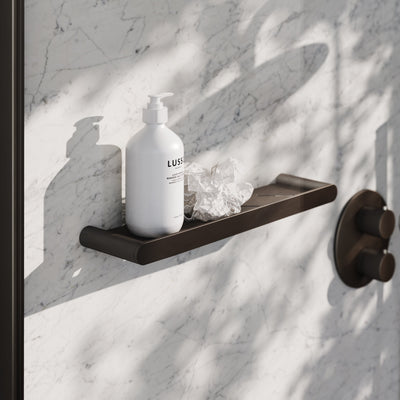 Luxe Deep Bronze Bathroom Shower Storage Shelf