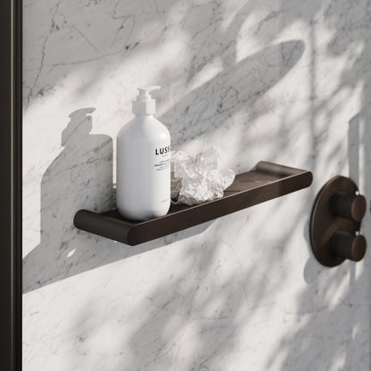 Luxe Deep Bronze Bathroom Shower Storage Shelf